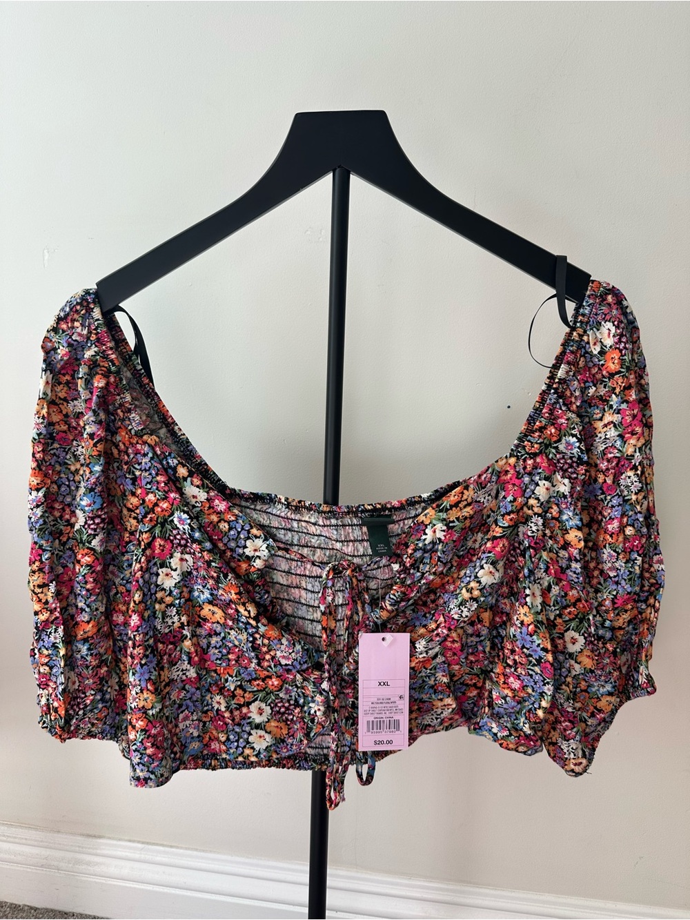 Wild Fable - Size XXL - Floral Crop Top